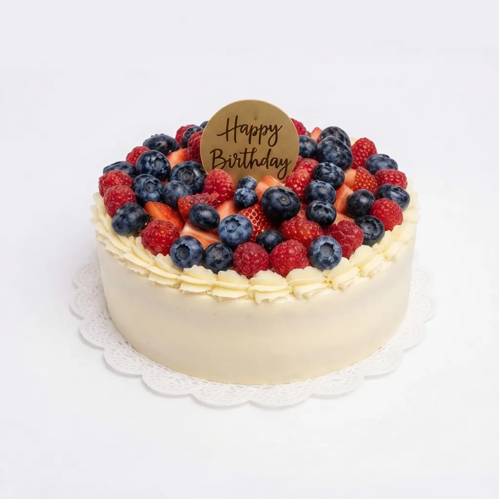 Pastel Red Velvet con Frutos Rojos 12 Personas — regalo a domicilio Lovely.mx