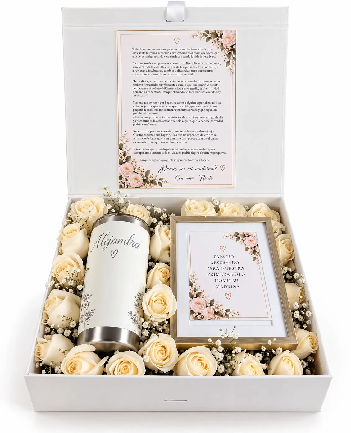 Quieres Ser Mi Madrina — regalo a domicilio Lovely.mx